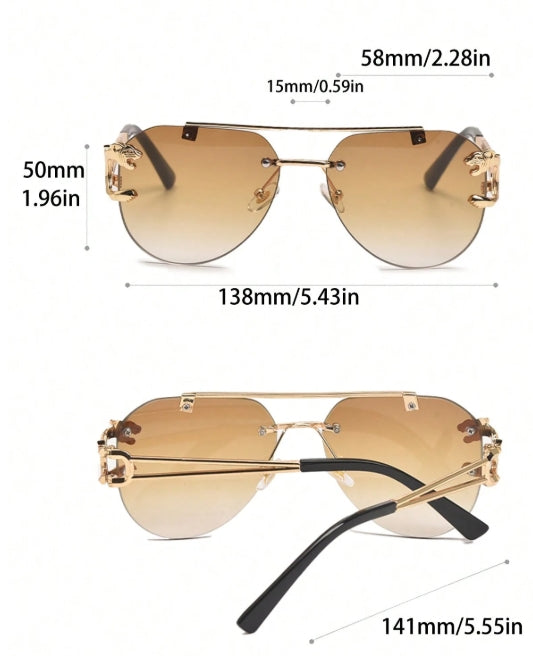 Women’s Oval Lens Fashion Glasses